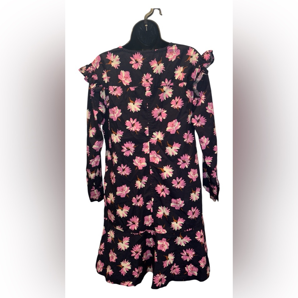 FREE ASSEMBLY Button Shoulder Mini Dress with Long Sleeves NWOT - Picture 4 of 8